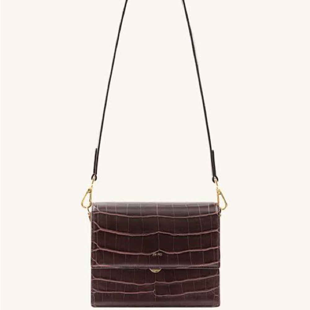 Jw Pei Mini Flap Crossbody Brown
